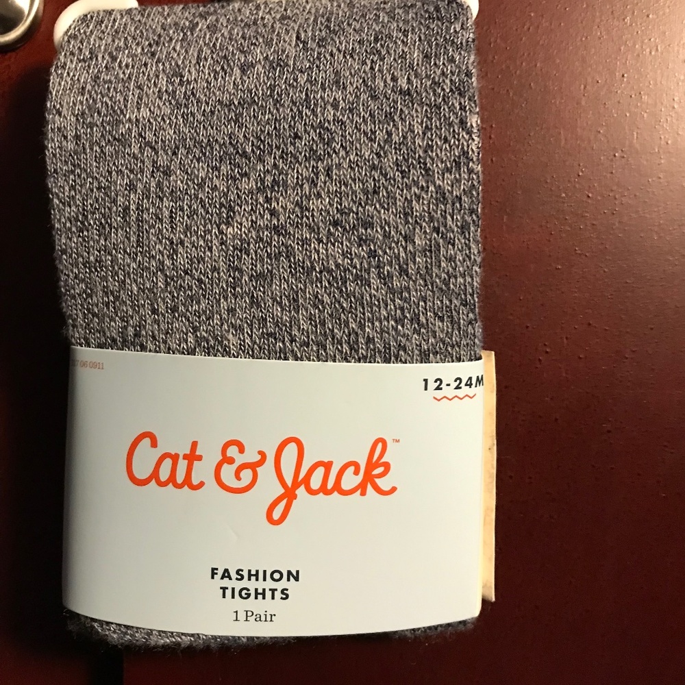 NWT Cat & Jack baby girl fashion tights 12-24 months